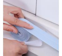 Honana DX-121 255cm PVC Gap Anti-Fouling imperméable à l'eau Sticker Seal Ring Strip Protégé contre la poussière Cuisine Toilettes Bande murale - Rose
