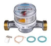 Honbeanify Wasserzähler ETKD-M für Kaltwasser - Anschluss 1 Zoll ETKD Q3=4 (Qn 2,5) Baulänge 130 mm