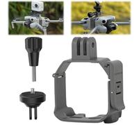 Honbobo Adaptateur Mini 4 Pro compatible avec DJI Mini 4 Pro Support d'extension Accessoires compatibles avec GoPro 12/DJI Osmo Action 4/Insta360 GO 3