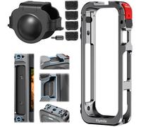 Honbobo Boîtier Métal pour Insta360 X5, Support Protection avec Capuchon d'Objectif