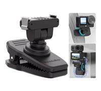 Honbobo Clip Support pour DJI Osmo Nano/DJI Osmo Action 6, Magnétique Rapide Sac à Dos Clip Fixation, 360° Rotation et 180° Rotation, Multifonctionnel Vlog Shooting Mount pour Sac à Dos/Voiture/Moto