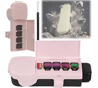 Honbobo Étui de Protection pour DJI Osmo Pocket 3, Filtre d'objectif Étui de Rangement Accessoires pour DJI Osmo Pocket 3 Caméra (Pink)
