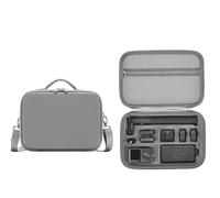 Honbobo Étui de Transport pour DJI Osmo Action 6, Étui de Protection Sac de Voyage Sacoche à Main Sac à bandoulière Accessoires pour DJI Osmo Action 6 Adventure Combo (Grey)