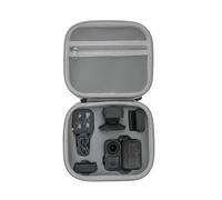 Honbobo Étui de Transport Sac pour DJI Osmo Nano, Étui de Protection PU Case Bag Sac de Voyage Accessoires pour DJI Osmo Nano Combo (Grey)