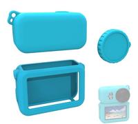Honbobo Étui en Silicone pour DJI Osmo Nano, Étui de Protection Objectif Protecteur Caméra Housse de Protection Accessoires pour DJI Osmo Nano, Étanche Anti-poussière Anti-Chute (Blue)
