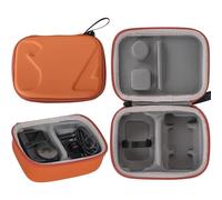 Honbobo Étui pour DJI Osmo Action 6, Étui de Transport Étui de Protection Sac de Voyage Sac de Rangement Accessoires pour DJI Osmo Action 6 Standard Combo (Orange)