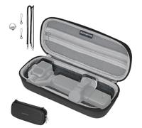 Honbobo Étui pour DJI Osmo Pocket 4P, Sac de Transport Case Bag avec Multifonctions DIY Sangle Lanière (avec 1/4" Vis) Accessoires pour DJI Osmo Pocket 4P (Black)