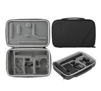 Honbobo Étui Sac pour DJI Osmo Action 6, Étui de Transport Sacoche de Voyage Sac de Rangement Sacoche de Protection Accessoires pour DJI Osmo Action 6 Adventure Combo (Black)