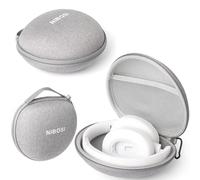 Honbobo Housse Case pour JBL Tune 780NC 770NC 760NC, JBL Live 770NC, Beats Studio 3/Solo 4, QCY H3 Pro, Casque Protection Case, Étui avec crochet pour pliable Bluetooth Headphones,18*17*8.3CM (Gray)