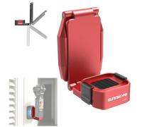Honbobo Magnétique Support Base pour DJI Osmo Pocket 4P/4/3, Adaptateu magnétique Base métallique à Fixation Rapide Accessoires caméra pour DJI Osmo Pocket 4P/4/3 (Red)