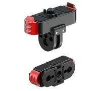 Honbobo Magnétique Support Dégagement Rapide pour GoPro Max 2/Hero 13 Magnétique Métal Caméra Pliable Extension Support Caméra Accessoires pour GoPro Max 2/Hero 13 (Foldable(2 Claw+1/4" Connector))