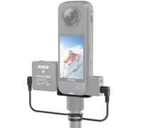 Honbobo Micro Support Porte Accessoire pour Insta360 X5, Invisible Microphone Extension Adaptateur Support pour DJI Mic 2/DJI Mic Mini/Rode Wireless (for Rode Wireless)