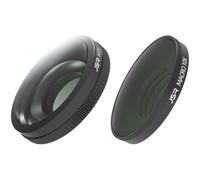 Honbobo Objectif Grand Angle/Micro-Objectif 10X HD Portrait Focus Objectif Lentille Filtre pour Insta360 GO Ultra, Accessoires pour Insta360 GO Ultra (Wide Angle+Micro 10X)