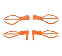 Honbobo Protection d'hélice Protecteur Guards pour DJI Mini 5 Pro, Anneau Anti-Collision Hélice Lame Protection Couvercle de sécurité Accessoires pour DJI Mini 5 Pro (with Landing Gear-Orange)
