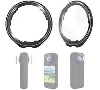 Honbobo Protection d'objectif Premium pour Insta360 X4 Air, Verre Lentilles Protection, Couvercle d'objectif Accessoires pour Insta360 X4 Air, Anti-buée Anti-Rayures