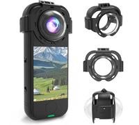 Honbobo Snap-on Protections d'objectif Premium Verre Lentilles Protecteur Anti-buée HD Accessoires pour Insta360 X4 Air