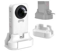 Honbobo Support détachable Base Adhésif Support pour Insta360 X6 (White) | Support voiture Support de bureau Base Housse de protection Support en silicone Accessoires pour Insta360 X6