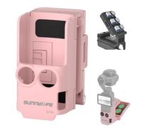 Honbobo Support magnétique pour DJI Osmo Pocket 4P, Adaptateur d'extension Mount avec filtres Support à Ventouse Fixation Support Bureau Poignée Accessoires pour DJI Osmo Pocket 4P (Pink)