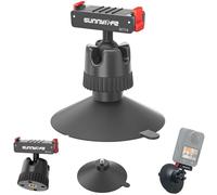 Honbobo Ventouse Coupe Support pour Osmo 360/Action 5 Pro/4/3, Magnétique Base Support Magnétique Fixation À dégagement Rapide Mount Kit Bille Tête Adaptateur Caméra Accessoires