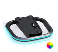 HONCAM Support Vertical pour Consoles PS5/PS5 Slim/PlayStation 5 Pro, Support Vertical avec 7 lumières RVB et Une vis, Noir