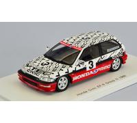 Honda Civic Ef9 #3 Circuit De Suzuka Test 1990 Satoru Nakajima Modèle 1:43
