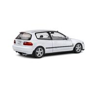 Solido Modèle réduit de voiture Honda Civic (EG6) 1991 1:18 Blanc