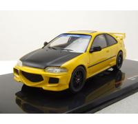 Honda Civic EJ1 1995 Jaune Maquette de Voiture 1:43 ixo models
