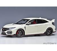 Honda Civic Type R FK8 2021 Modèle de Voiture Blanc 1:18 Autoart