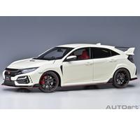 Honda Civic Type R FK8 2021 Modèle de Voiture Blanc 1:18 Autoart