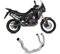 Mivv Honda Crf 1000 L Africa Twin 2016-19 Catalytic Suppressor Argenté