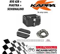 Honda CRF1000L Africa Twin 2018 KAPPA Valise KVE42B Aluminium + Supports KR1162