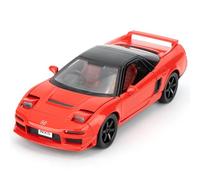 Honda First Generation NXS 1/32 Voiture miniature en aluminium moulé sous pression, jouet à collectionner, cadeau pour enfants, avec son, lumière et fonction Pull Back (rouge)