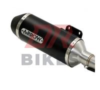 Honda Forza 125 2015-2020 Arrow Urban Aluminium Foncé Silencieux Avec Embout