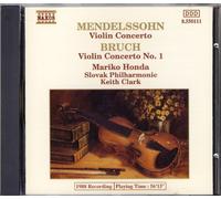 HONDA ROSENBERG LATICA (violino) - MENDELSSOHN: Violin Concerto + BRUCH: Violin Concerto No. 1 - Audio CD