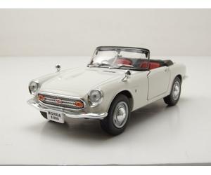 Honda S800 Cabriolet 1966 Blanc Modèle Réduit 1:24 Whitebox