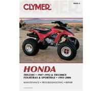 Honda TRX250X 19871992 TRX300EX FourtraxSportrax 19932006 Service Repair Manual by Haynes Publishing Clymer Staff (Auteur)