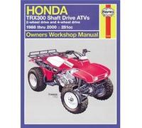 Honda TRX300 Shaft Drive ATVs 88 00 Haynes Repair Manual by Haynes Publishing Alan Ahlstrand, John Haynes (Auteur)