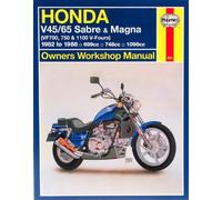 Honda V45/65 Sabre and Magna Owners Workshop Manual: (VF700, 750 & 1100 V-Fours) 1982 to 1988