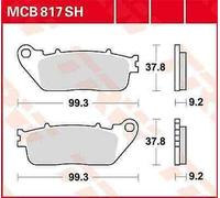 Honda VFR 1200 F 2012-2014 TRW Sh Série Sindered Frein Arrière Patins MCB817SH