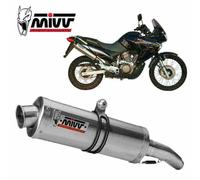 MIVV Pot d'échappement Oval Inox pour Honda XLV 650 Transalp 2005-2007