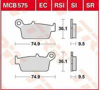 Honda XR 650 R 2000-2007 TRW Ec Série Céramique Plaquettes de Frein MCB575EC