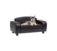 Hondenbank 80x50x40 cm kunstleer bruin170966