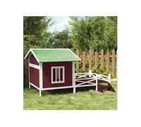 Hondenhok 159x120x88,5 cm massief grenenhout mokkakleurig172272
