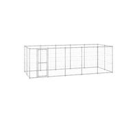 Hondenkennel 12,1 mÂ² gegalvaniseerd staal3082309