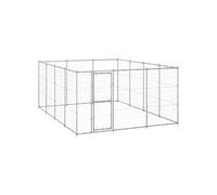 Hondenkennel 14,52 mÂ² gegalvaniseerd staal3082318