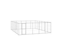 Hondenkennel 36,3 mÂ² gegalvaniseerd staal3082329