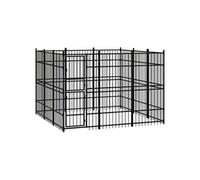 Vidaxl Chenil D'extérieur Pour Chiens Acier 8,29 M²