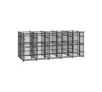 Hondenkennel 9,22 m² staal3097940