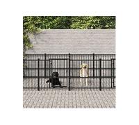 Hondenkennel voor buiten 11,26 mÂ² staal3124665