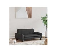 Hondenmand 70x45x30 cm kunstleer zwart171863
